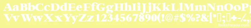 Ingenuedisplayssk Font – White Fonts on Yellow Background