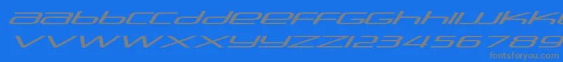 Fonte Stasmic ffy – fontes cinzas em um fundo azul
