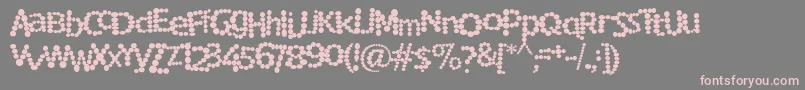 RockyMountainSpottedFever Font – Pink Fonts on Gray Background