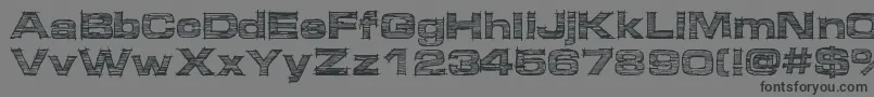 Micdrawer Font – Black Fonts on Gray Background