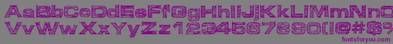 Micdrawer Font – Purple Fonts on Gray Background