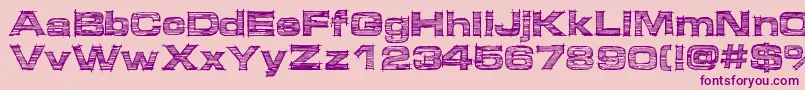 Weitere Informationen zur Micdrawer-Schriftart Micdrawer-Schriftart – Violette Schriften auf rosa Hintergrund