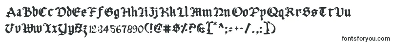 フォントUberv2 – 古代の文字