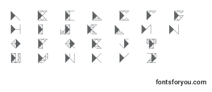 Шрифт Trianglefutura