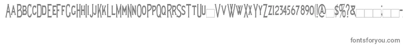 Lewishamcondensed Font – Gray Fonts on White Background