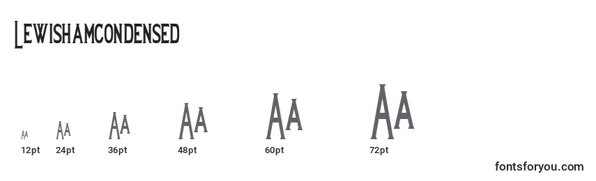 Lewishamcondensed Font Sizes