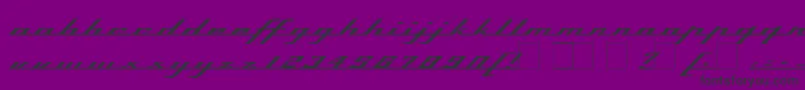 Topspeed Font – Black Fonts on Purple Background