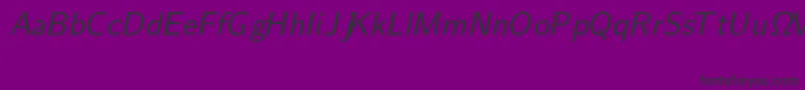 CmSansserifSlanted Font – Black Fonts on Purple Background