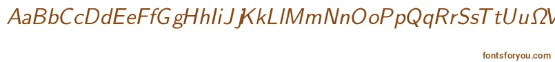 CmSansserifSlanted Font – Brown Fonts