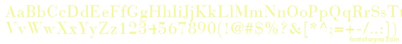 BodoniRecutCondensedSsiCondensed Font – Yellow Fonts