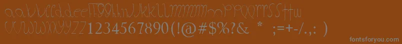 Подробнее о шрифте TheFatStore Шрифт TheFatStore – серые шрифты на коричневом фоне