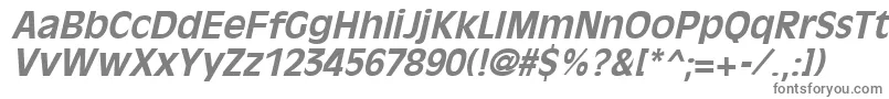 OliviaantiqueBoldItalic Font – Gray Fonts on White Background
