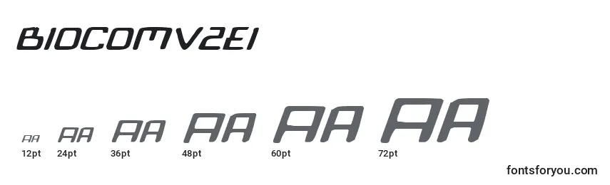 Biocomv2ei Font Sizes