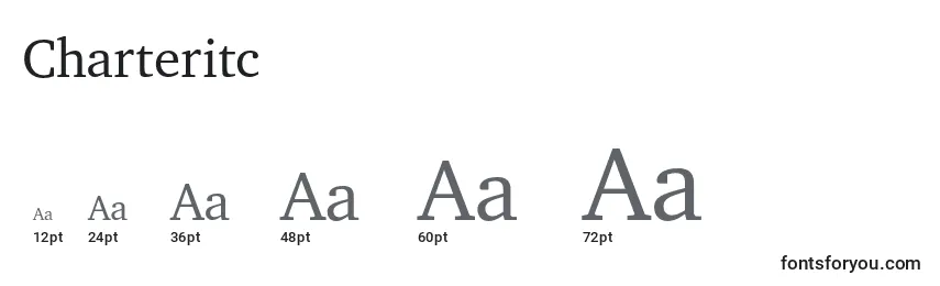 Charteritc Font Sizes