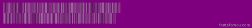 V300009 Font – Gray Fonts on Purple Background