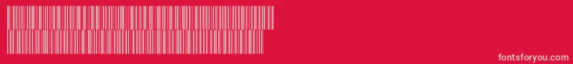 V300009 Font – Pink Fonts on Red Background