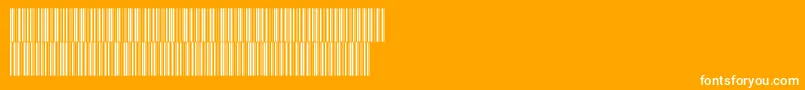 V300009 Font – White Fonts on Orange Background