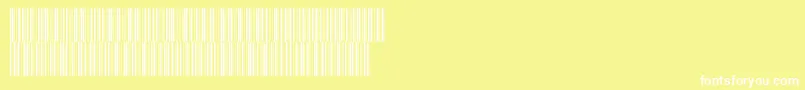 Fonte V300009 – fontes brancas em um fundo amarelo