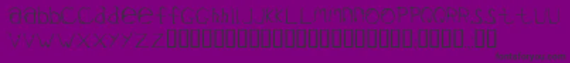 Valium Font – Black Fonts on Purple Background