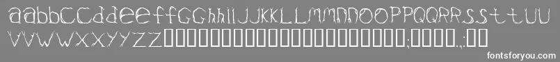 Valium Font – White Fonts on Gray Background