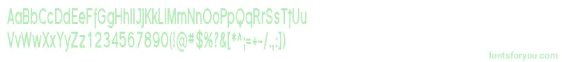 FlorencesansCompBold Font – Green Fonts on White Background