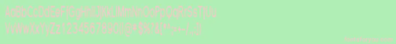 FlorencesansCompBold Font – Pink Fonts on Green Background