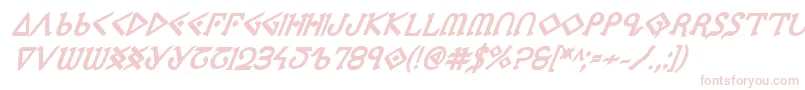 Шрифт Ppressexbi – розовые шрифты на белом фоне