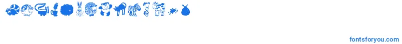 Lisätietoja Critters1-fontista Critters1-fontti – siniset fontit