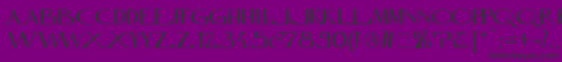 InnamoramentoRegular Font – Black Fonts on Purple Background