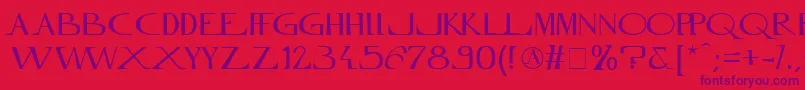 En savoir plus sur la police InnamoramentoRegular Police InnamoramentoRegular – polices violettes sur fond rouge
