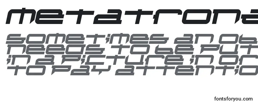 Шрифт Metatron2