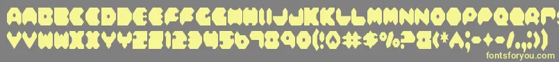 Feldc Font – Yellow Fonts on Gray Background