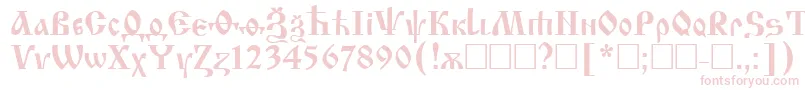 Izhitsa Font – Pink Fonts