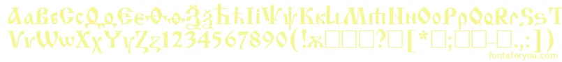 Izhitsa Font – Yellow Fonts