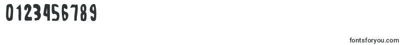 MiddlewomanRegular Font – Fonts for Numbers and Digits