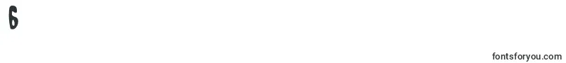 フォントMiddlewomanRegular – フォント数字6