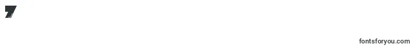 フォントPacmania – フォント数字7