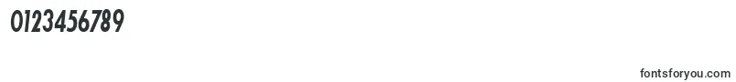 BouganBlackcondensedSsiBoldCondensedItalic Font – Fonts for Numbers and Digits