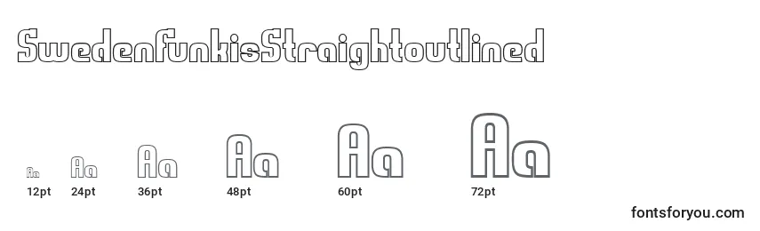 SwedenFunkisStraightoutlined Font Sizes