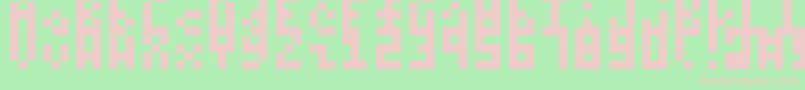 More about Itty Font Itty Font – Pink Fonts on Green Background