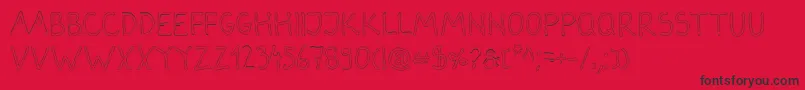 Подробнее о шрифте DarbogOutline Шрифт DarbogOutline – чёрные шрифты на красном фоне