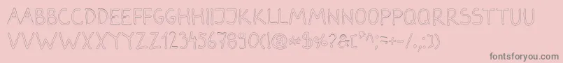 Más sobre la fuente DarbogOutline fuente DarbogOutline – Fuentes Grises Sobre Fondo Rosa
