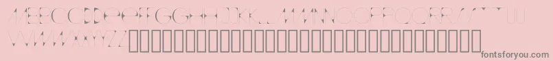 AccentNormal Font – Gray Fonts on Pink Background