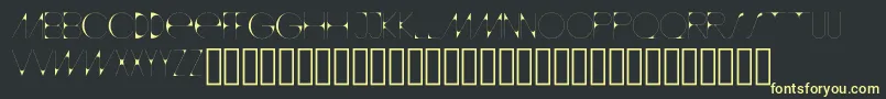 fuente AccentNormal – Fuentes Amarillas Sobre Fondo Negro