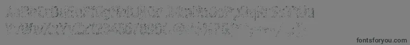 Шрифт Graffiti4ctt – чёрные шрифты на сером фоне