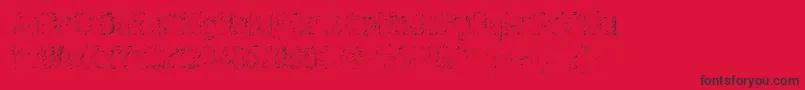 Graffiti4ctt-Schriftart – Schwarze Schriften auf rotem Hintergrund