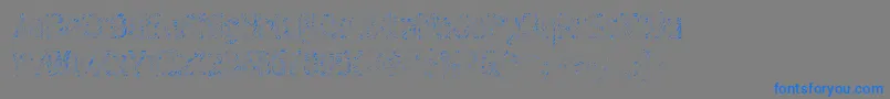 Шрифт Graffiti4ctt – синие шрифты на сером фоне