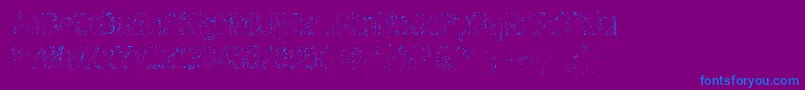 Graffiti4ctt-Schriftart – Blaue Schriften auf violettem Hintergrund