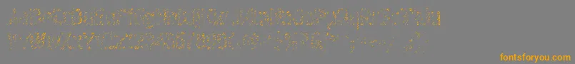 Graffiti4ctt Font – Orange Fonts on Gray Background