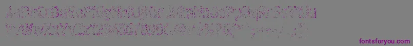 Graffiti4ctt Font – Purple Fonts on Gray Background